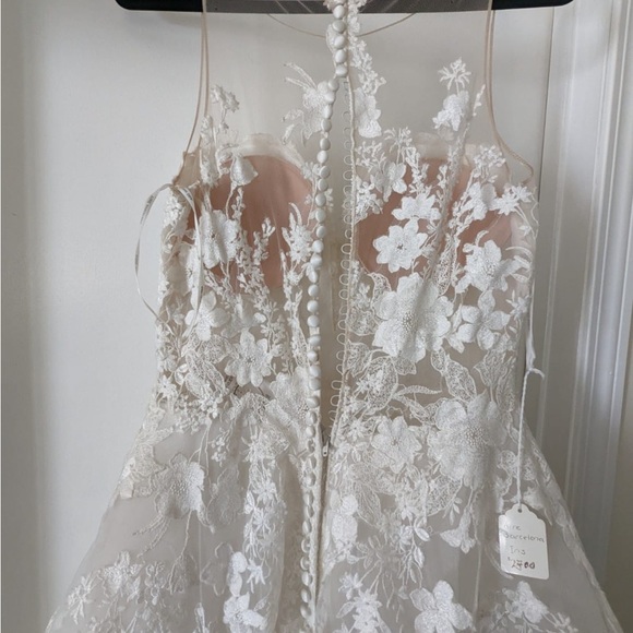 Aire Barcelona Wedding Dress- “Iris”, Size 10 - Picture 2 of 6